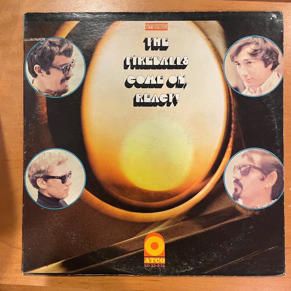 The Fireballs - Come On, React! LP vintage vinyl record garage rock